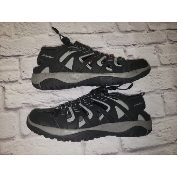 NEW Men’s Eddie Bauer Eastport Water Shoe Sandals Adjustable Bungee Lace… - Picture 6 of 6